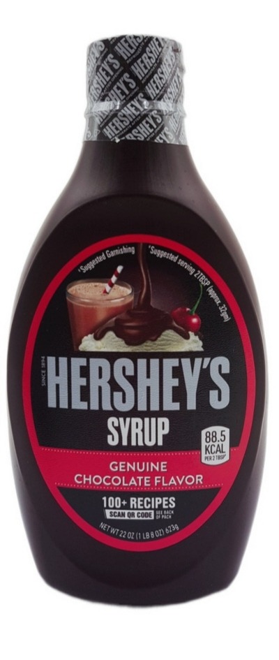 (Food)  Hersheys Chocolate Syrup, (623g  )(Cargo)