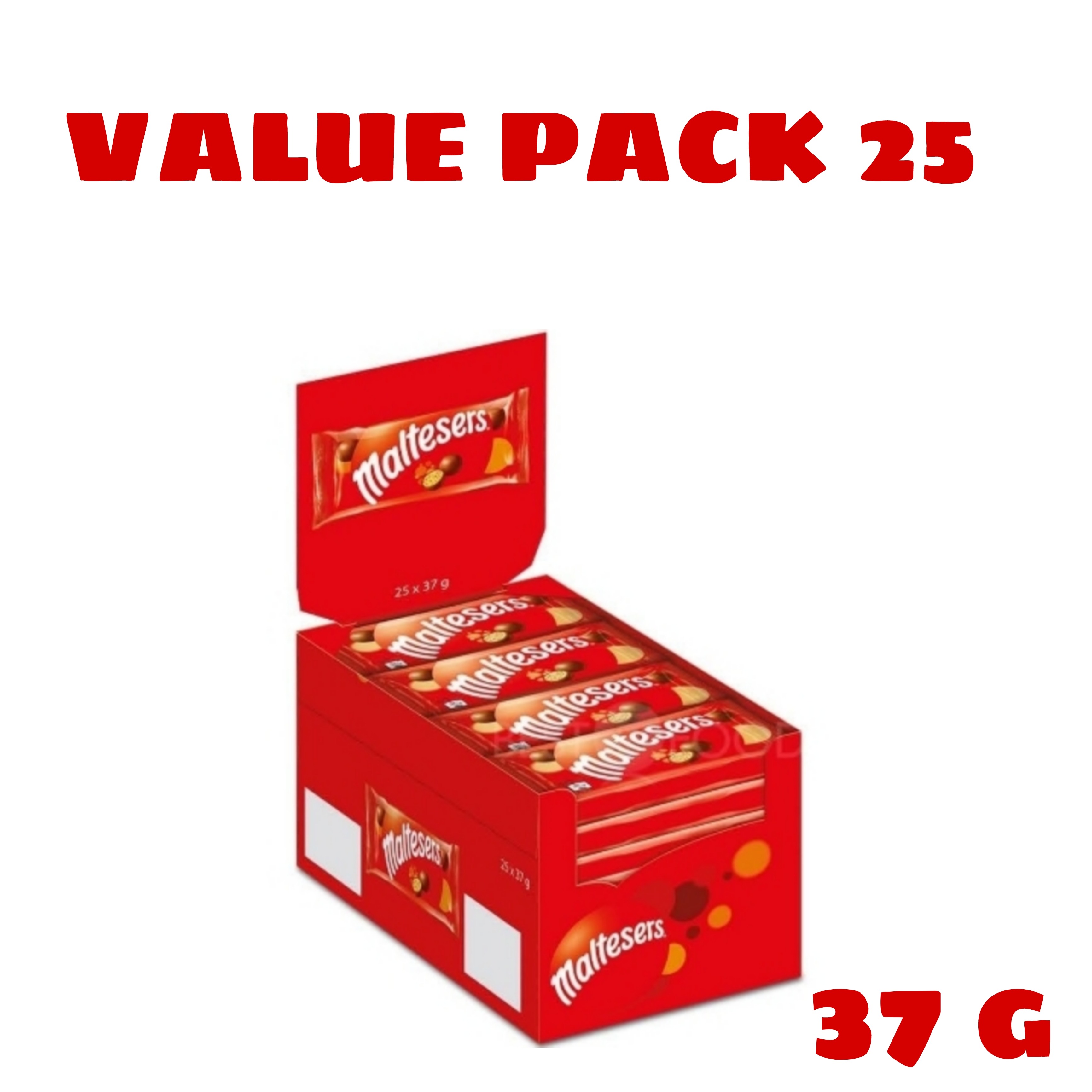 (Food) 25 Pcs Bundle Maltesers Malted Milk Balls (25X37G) (Cargo)
