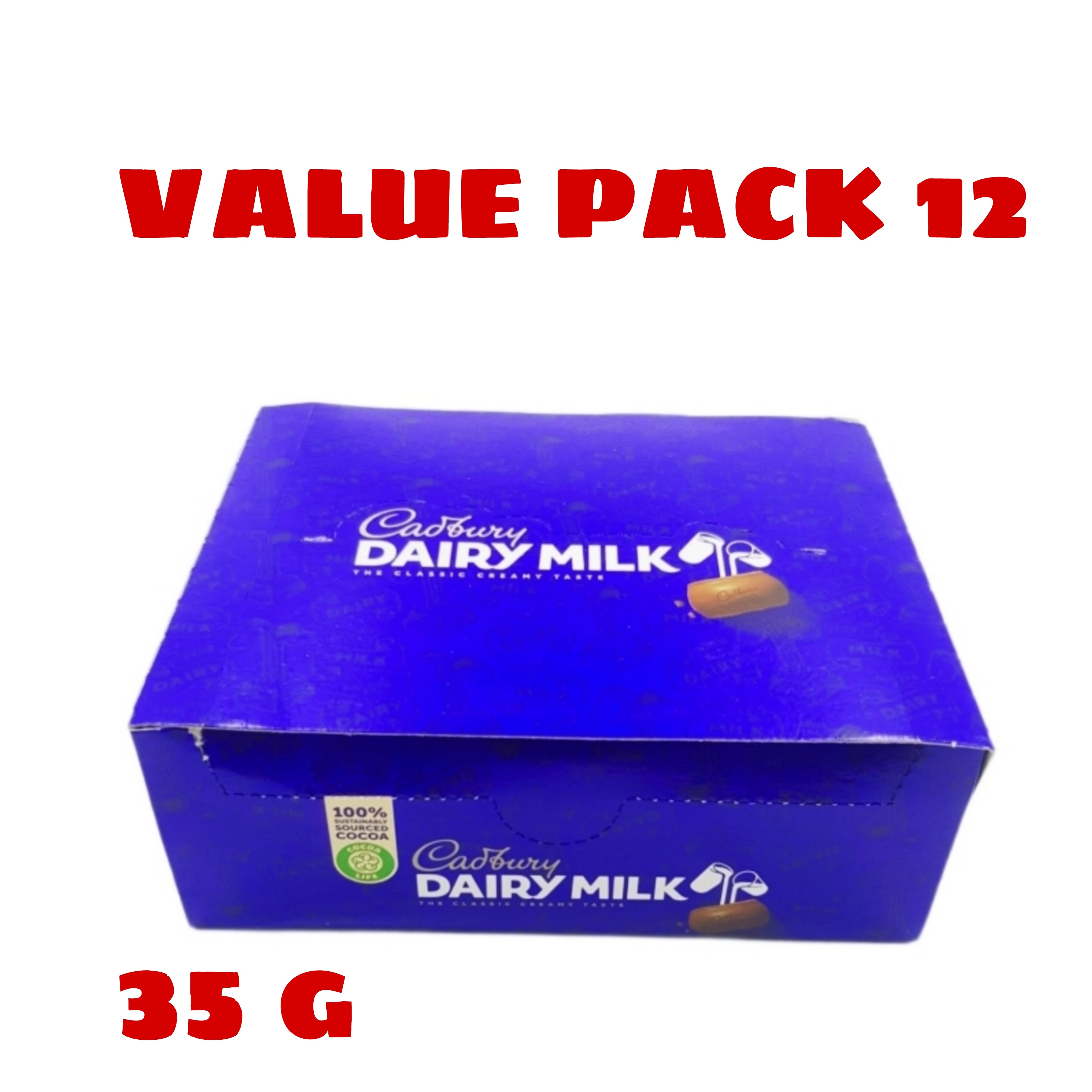 (Food)  12 Pcs Bundle Cadbury Dairy Milk Silk Chocolate Bar (12X37G) (Cargo)