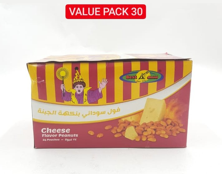 Cheese Flavor Peanuts 24in Box (Cargo)