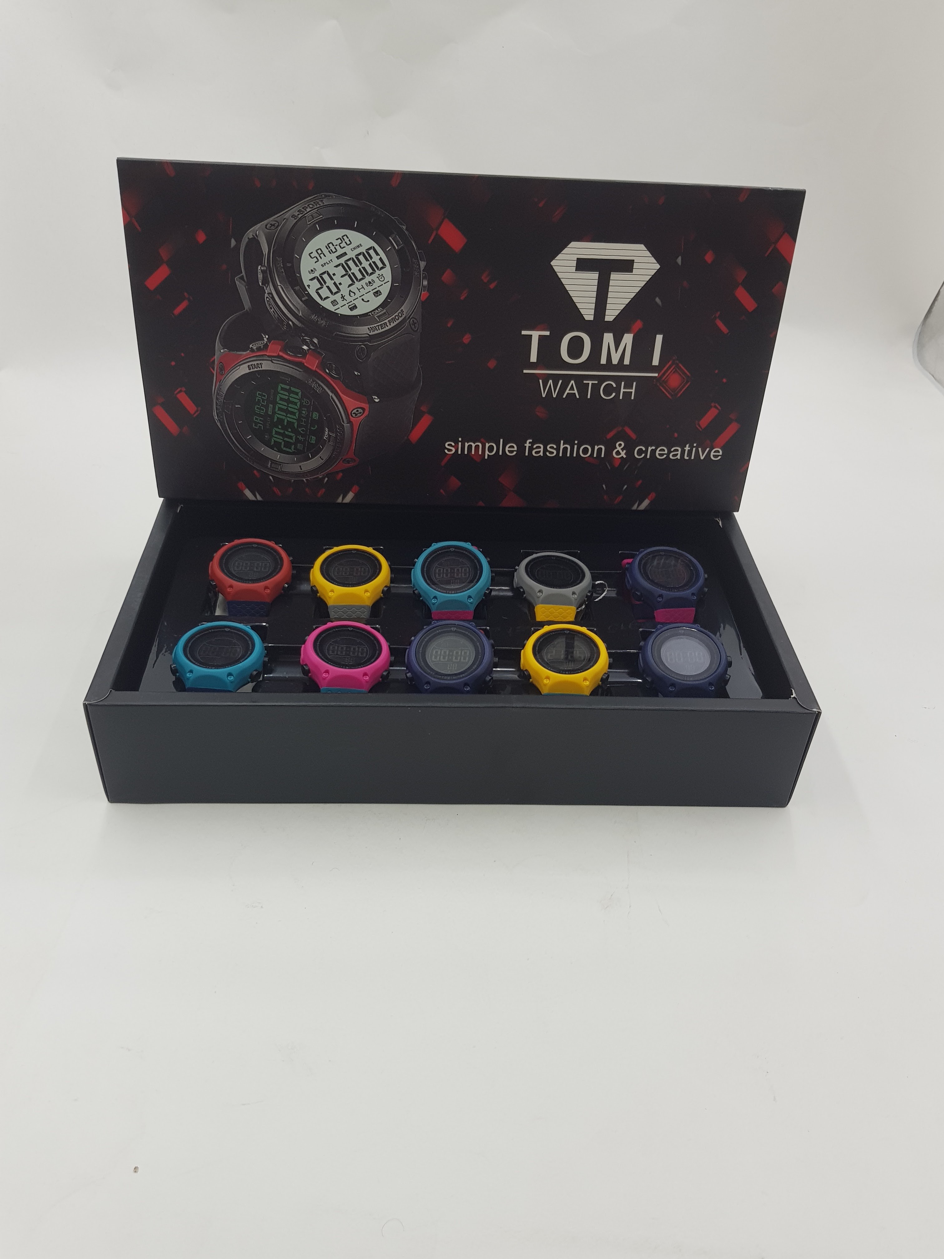 Live Selling 10 Pcs Bundle Tomi Digital Watches