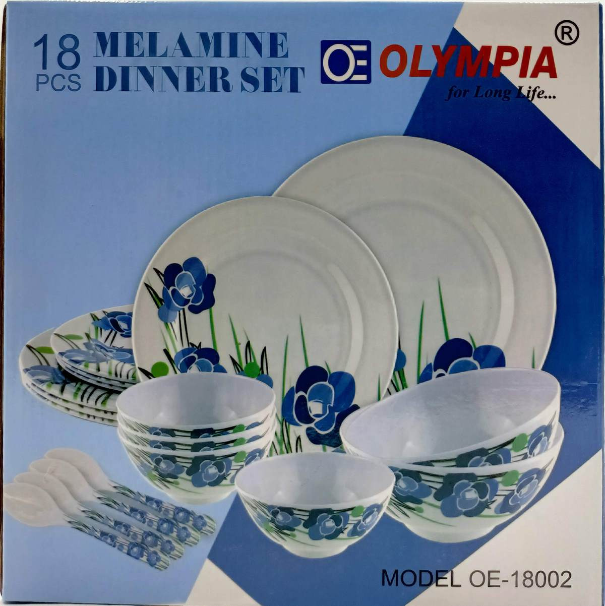 OLYMPIA 18 PCS Melamine Dinner Set OE-18002