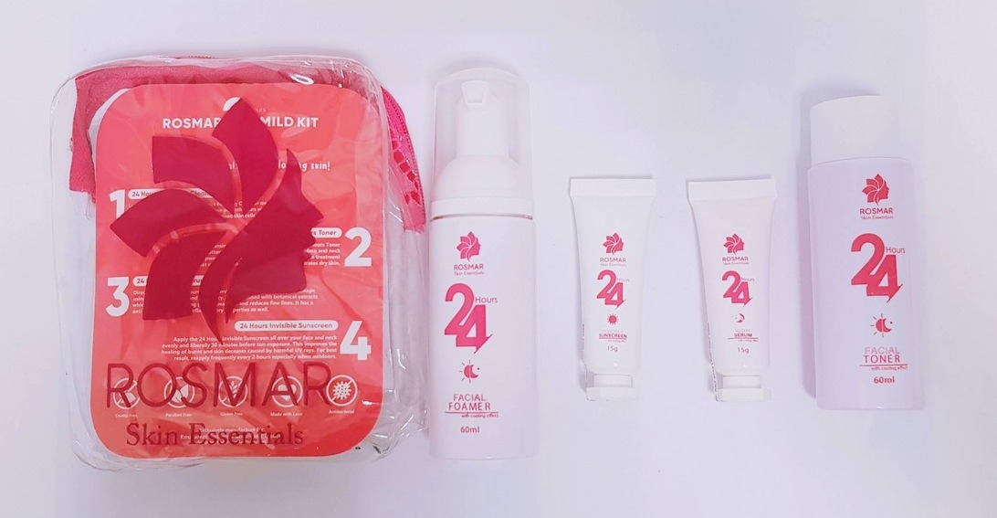 Rosmar Skin Essentials Beauty Skin 24 Hours Mild kit Set (Cargo)