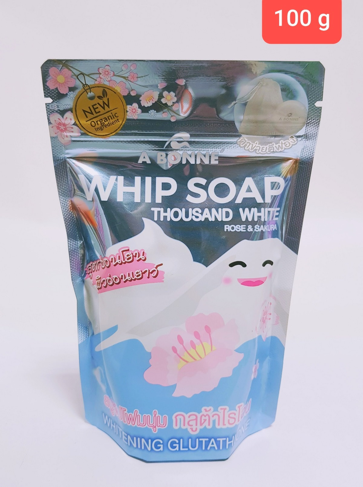 A Bonne Whip Soap Thousand White Rose (100 G)