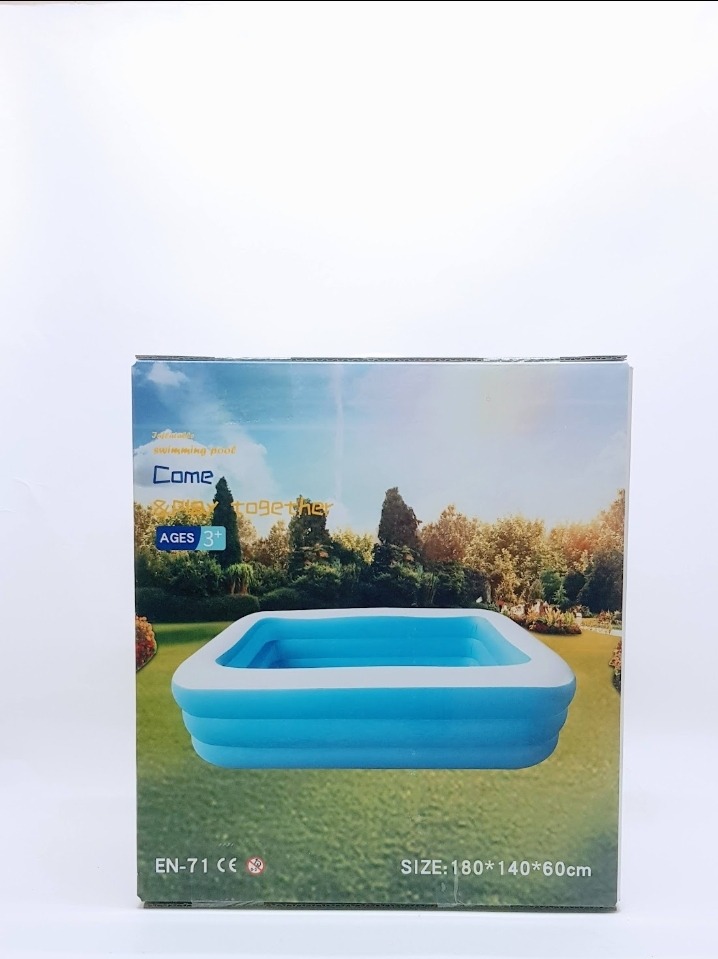 Inflatable Pool Size 180×140×60 Cm