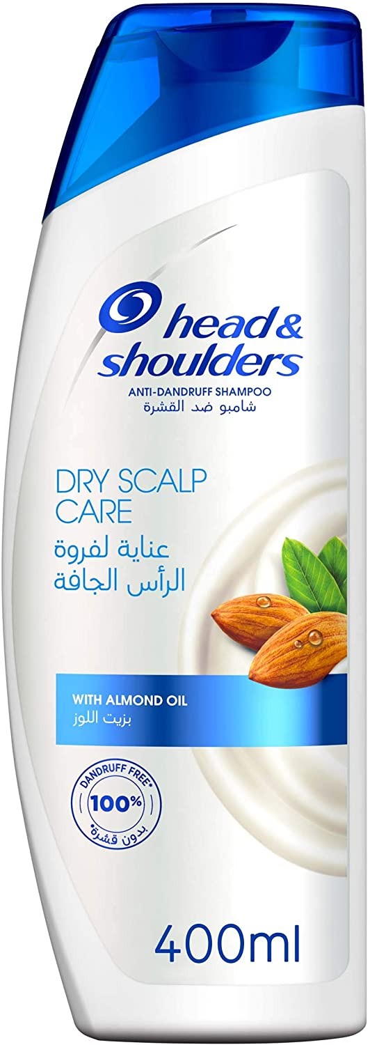 Head & Shoulders Dry Scalp Care Anti-Dandruff Shampoo With Almond Oil 400ml