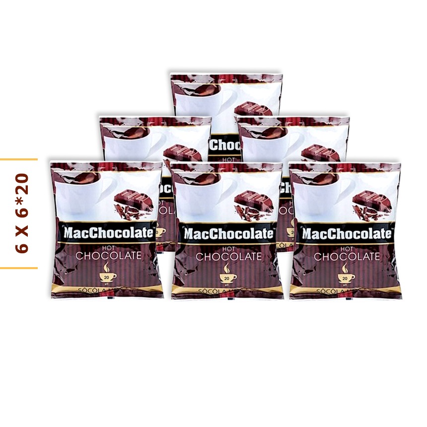 MACCHOCOLATE 6 Pcs Bundle Assorted (6*20)[CARGO 6B]