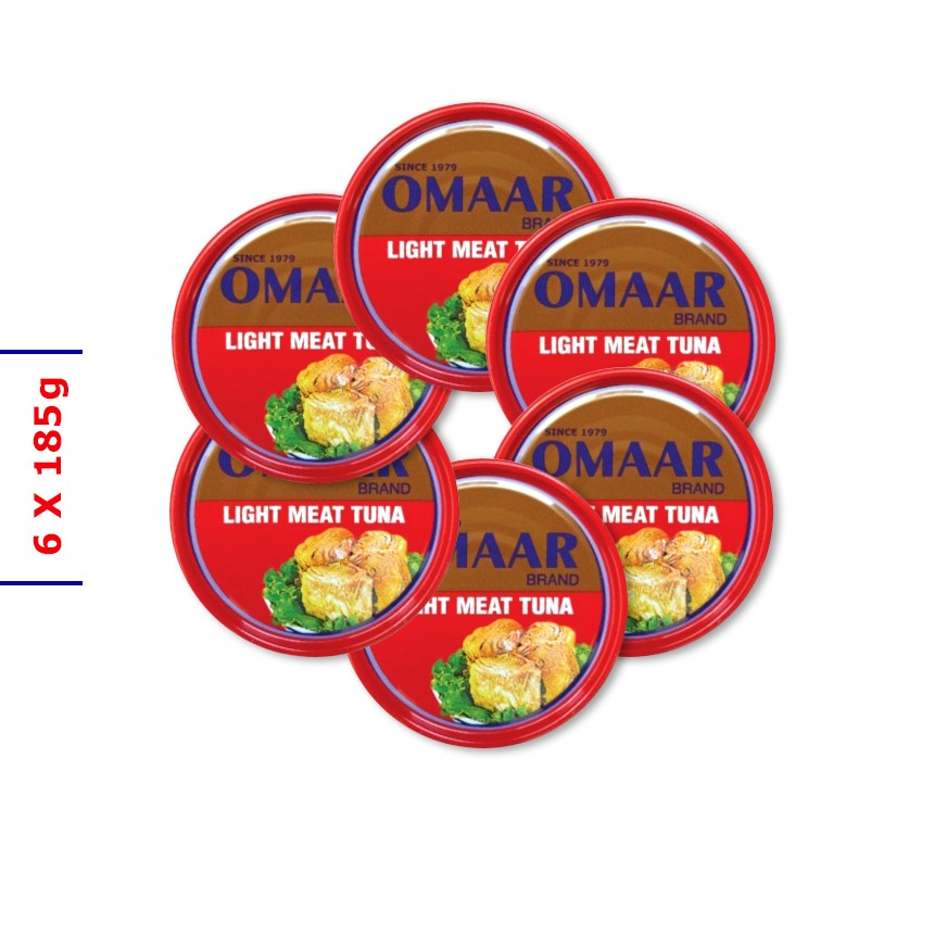 (Food) 6 Pcs OMAAR Bundle Assorted (6 X 185G)[CARGO 6B]