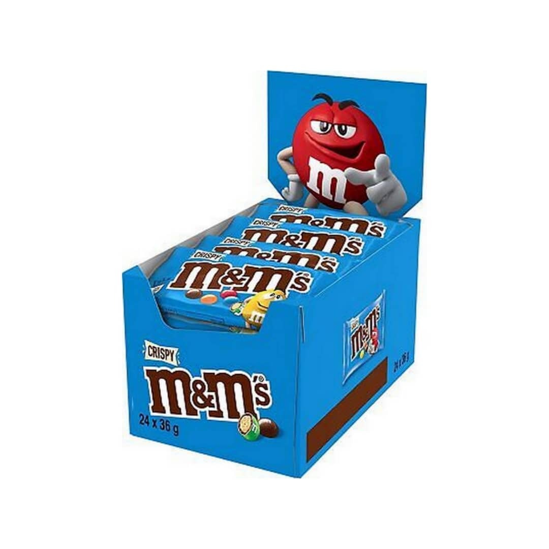 (Food) M&M'S CANDIES 24 Pcs Bundle Assorted Crispy Milk Chocolate (36G)[CARGO 6B]
