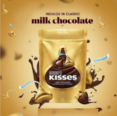 (Food) 1 Pcs Hershy's Kisses Milk Chocolate (1X100G)