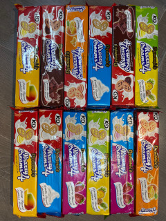 (Food) 12 Pcs KD Cream Biscuit Assorted (12Pcs X150g )
