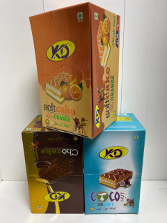 (Food) 3 boxes KD Cake assorted
