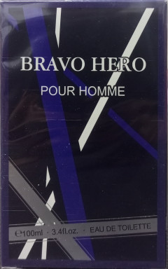 Bravo Hero Por Homme Eau De Toilette 3.4FL.OZ  (100ML)
