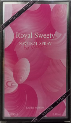 Royal Sweety Perfume Natural Spray For Women Eau De Parfum 3.4FL.OZ (100ML)