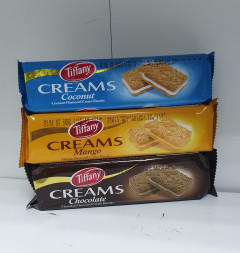 (FOOD) TIFFANY Cream Biscuits (3 X 80 G)