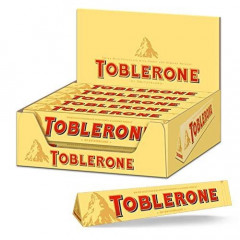 (FOOD) Toblerone Milk Chocolate 100 G ( PACK OF 20 PCs)