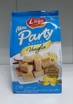 (Food) LAGO Mini Party Wafers (1×125G)