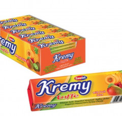 (Food) Saadet Kremy toffe Meyve Sulu Mix Fruit pack 5-adet paket / packet 24 (20G)