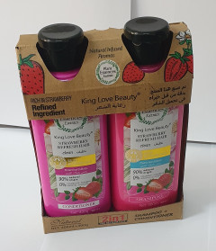 King Love Beauty Strawberry Refresh Hair (2 IN 1 400ml +  400 G)
