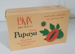 Bmx Beauty Papaya Whiting Hand BODY Soap Vitamin E (1×125G)