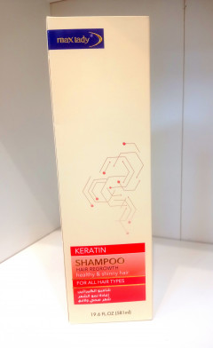 Maxlady keratin shampoo hair regrowth (1 X 581 ML)