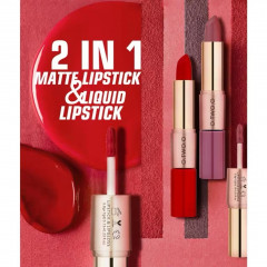 O.TWO.O 5 PCS ASSORTED 2 IN 1 MATTE AND LIQUID LIPSTICK