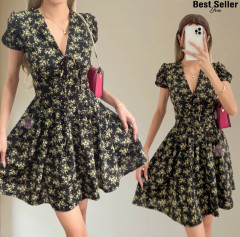 [DS][REN][227-270-0] WINONA MINI DRESS CASUAL WOMENSWEAR LADY CASUAL WEAR COMFORT DRESSE MINIMALIST CREPE