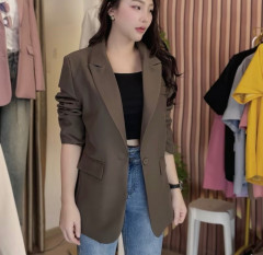 [BKK][PEG][332-250-0]Fitted formal blazer with one button