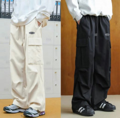 [BKK][PEG][194-200-0]TSR.Men Wide Leg Cargo Pants for Men Loose Fit Long Legs Trendy New Hig...