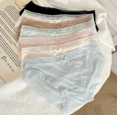 [BKK][PEG][12-30-0]Here's the New, Ready to Ship, Women's Panties, Comfortable, Lightweight, Lace with Bow, Many Colors, M-XL