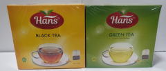 [WC] HANS  BLACK TEA + GREEN TEA 2 PCS SET