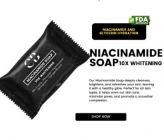 Niacinamide Whitening Soap 70g 10x Glow Boost Pimple Care Fresh Coconut Scent Acne Prevention Lightening Cleanser high quality soap, travel soap whitening soaps men