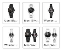 [PT19] Men Round Watch Free Shipping & Adjuster & Extra Battery & Free Box Stainless Steel Water Resistant Special Glass Luminous Dial Watch for Men Reloaded