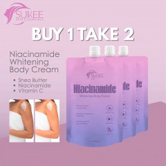[AI01] BUY 1 TAKE 2 SUKEE Niacinamide Whitening Body Cream 60g [COD] Body Care Lotions Plant Essence Cosmetic Skin Care Moisturizer Hydrating Moisture Comfort Daily Cleansing