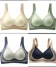 [AI29] M-4XL PLUS SIZE BRA SEAMLESS PUSH UP BRA WIRELESS BRALETTES SOFT