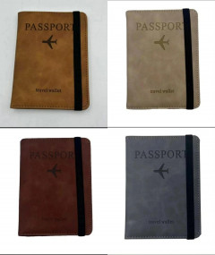 [AI37] RFID ANTII-THEFT PASSPORT BAG PU LEATHER TICKET HOLDER TRAVEL PASSPORT