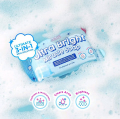 [AI68] 5PCS HIKARI ULTRA BRIGHT MIRACLE SOAP 75G BEAUTY BAR WITH NIACINAMIDE