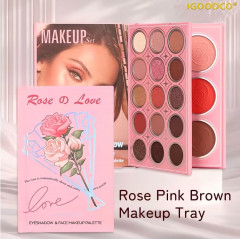 [AI102] IGOODCO MAKE UP PEARL MATTE POWDER BLUSHER, EYESHADOW BOOK
