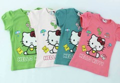 Girls T-shirt ( 5 To 8 Years) Brand Hello Kitty