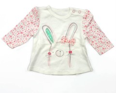 Girls Long sleeved Tshirt (New Born to 9 Months) 