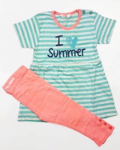 Girls Tunic And Leggings Set (6 to 24 Months )