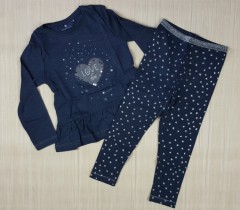  BASEFIELD Girls Long Sleeved Pyjama Set (18 Months to 7 Years)