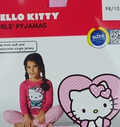 HELLO KITTY Girls Long Sleeved Pyjama Set (2 to 9 Years)