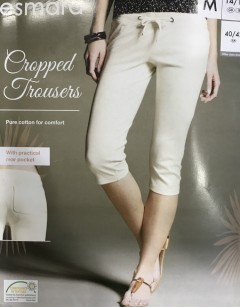 ESMARA ESMARA Women's Cropped Trousers ( M - L) 
