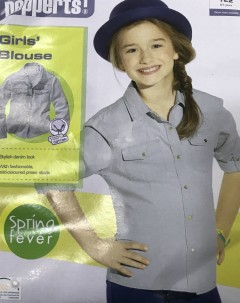 PEPPERTS Girls Blouse (6 to 11 Years) 