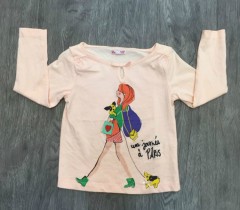 PM Girls Long Sleeved Shirt (PM) ( 3 to 14 Years ) 