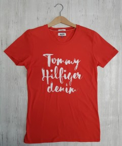 TOMMY - HILFIGER TOMMY - HILFIGER Womens T-Shirt (RED) (XS -  M - XL ) 