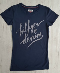 TOMMY - HILFIGER TOMMY - HILFIGER Womens T-Shirt (BLACK) (XS - M - L )