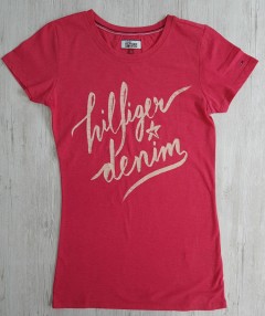 TOMMY - HILFIGER TOMMY - HILFIGER Womens T-Shirt (RED) (XXS - XS - S -  M - L - XL )