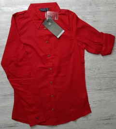 M & S Ladies Shirt (RED) ( S - M - L - XL  )